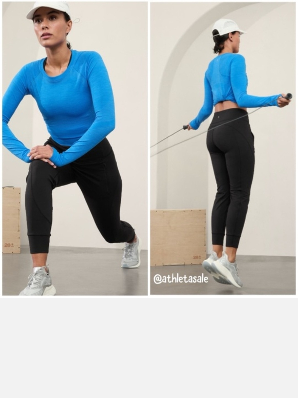 Athleta Rainier Cargo Jogger Black